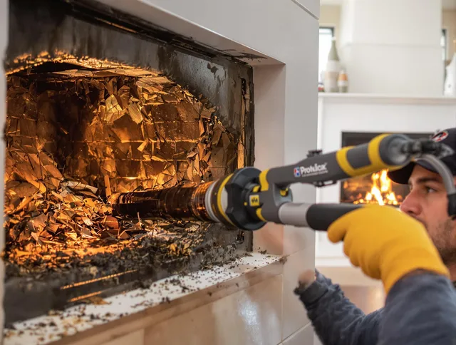 Professional chimney cleaning by Belmont Chimney Sweep in Belmont, NC