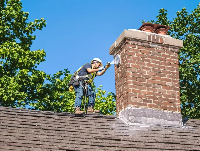 Belmont Chimney Sweep performing an inspection with advanced tools in Belmont, NC